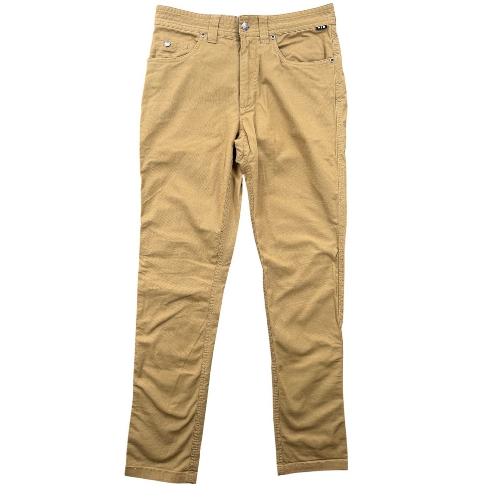 Howler Brothers Frontside Pants Mens 30x32 Cordura Stretch Canvas Tan Hiking Out